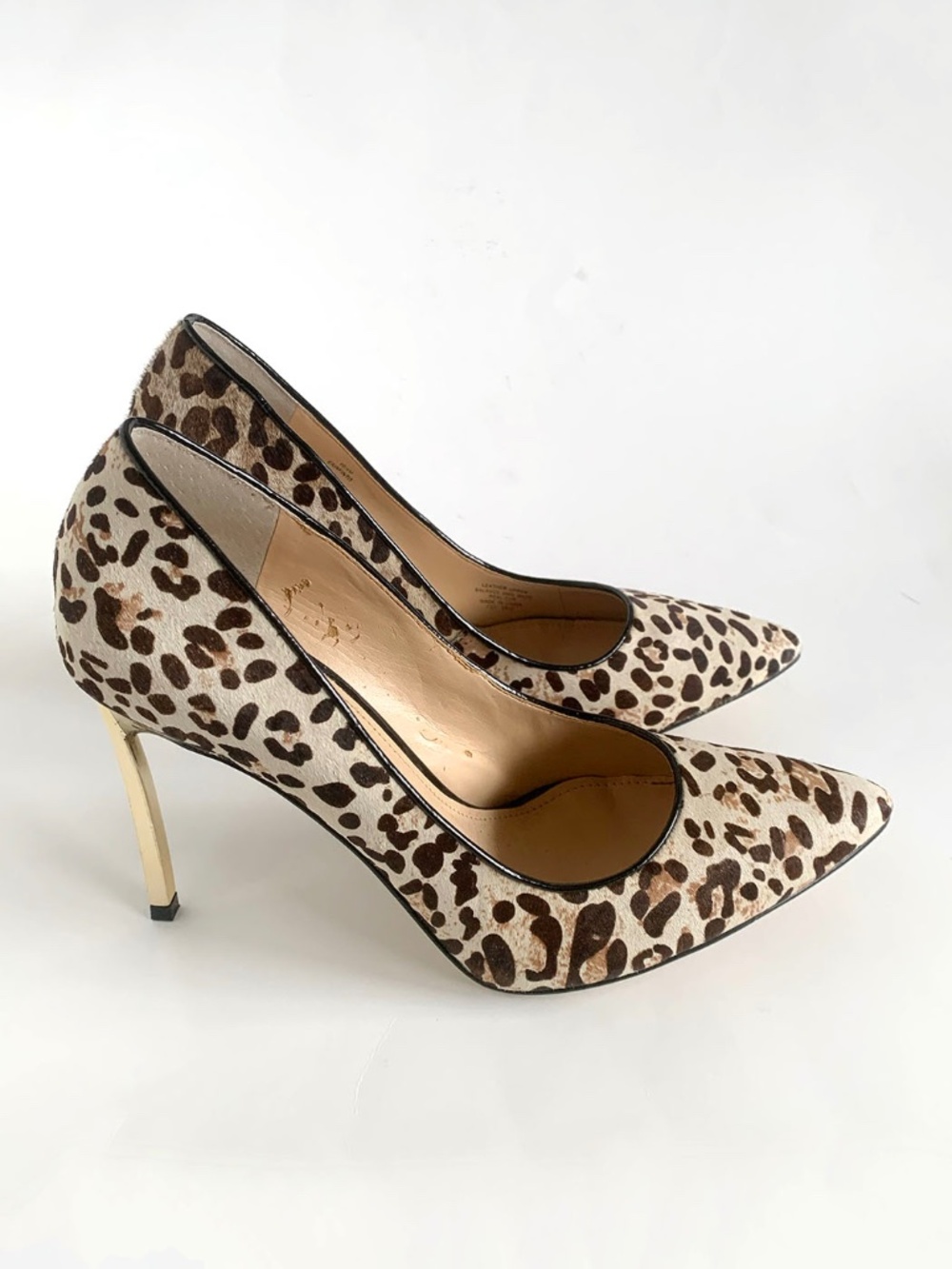 Enzo Angiolini Women's Leopard Print Calf Hair Pumps Size: 10.5